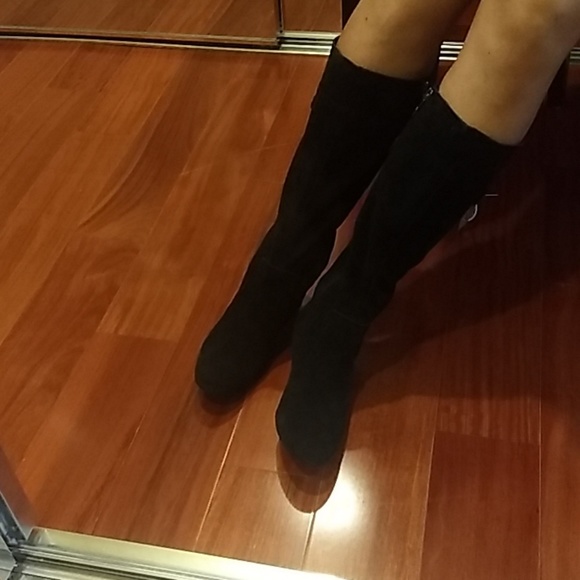 anne klein leather boots